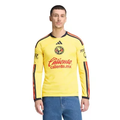 International Clubs Club America 2026/27 Home Replica Long Sleeve Jersey by adidas