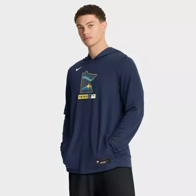 MLB Minnesota Twins City Connect Dri-FIT Long Sleeve Hooded T-Shirt by Nike