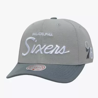 NBA Philadelphia 76ers Thunderstorm Head Coach Pro Crown Snapback Hat by Mitchell & Ness