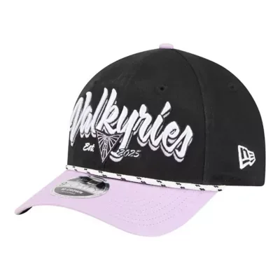 WNBA Golden State Valkyries Team Loyal Script Two-Tone M-Crown 9FORTY Adjustable Hat by New Era