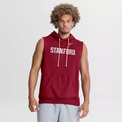 Stanford Cardinal NCAA Stanford 2026 Sideline Sleeveless Dri-FIT Hoodie