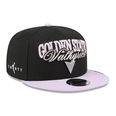 WNBA Golden State Valkyries WNBA Tip-Off 2026 Metal Badge A-Frame 9FIFTY Snapback Hat by New Era