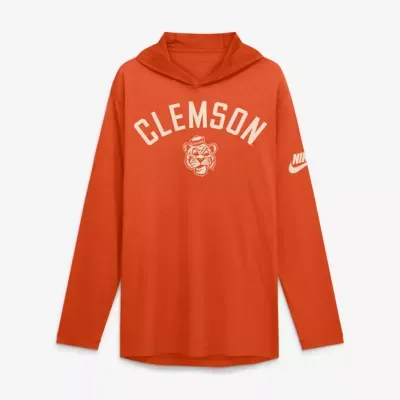 NCAA Clemson Tigers Legacy Arch Tri-Blend Long Sleeve Hooded T-Shirt by Nike