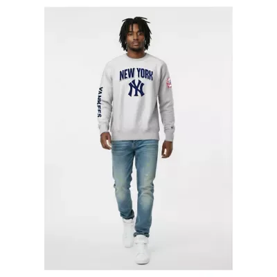 MLB New York Yankees Reverse Weave Chenille Sweatshirt by Champion
