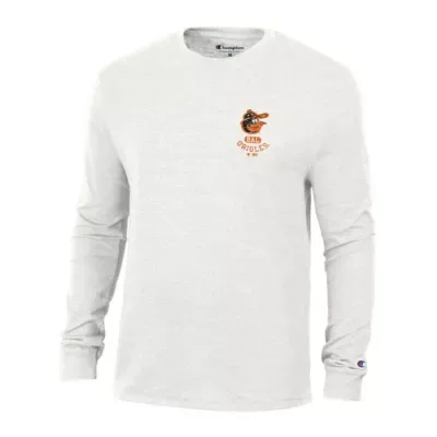 MLB Baltimore Orioles Cooperstown Winning Tradition Tri-Blend Long Sleeve T-Shirt by Champion