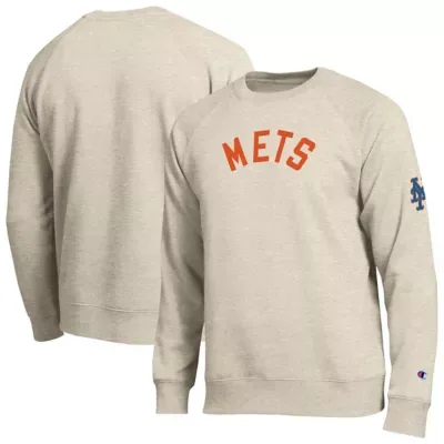MLB New York Mets All-Star Soft Felt Raglan Sweatshirt by Champion