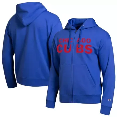 MLB Chicago Cubs All-Star Wordmark Full-Zip Hoodie by Champion