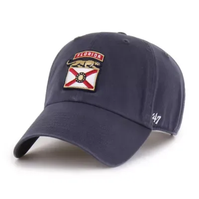 47 NHL Florida Panthers Alternate Logo Clean Up Adjustable Hat by 47