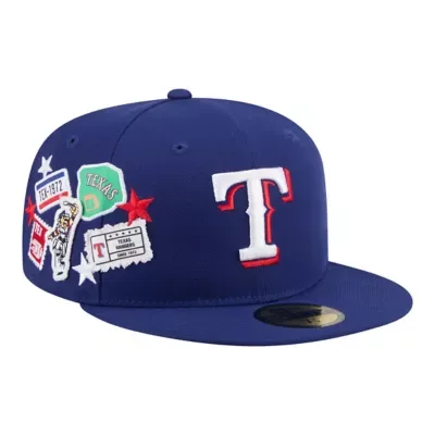New Era MLB Texas Rangers City Patch 59FIFTY Fitted Hat by New Era