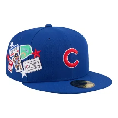 New Era MLB Chicago Cubs City Patch 59FIFTY Fitted Hat by New Era