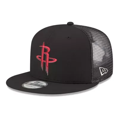New Era NBA Houston Rockets Core Logo Meshback 9FIFTY Snapback Hat by New Era