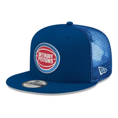 New Era NBA Detroit Pistons Core Logo Meshback 9FIFTY Snapback Hat