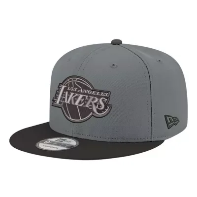 New Era NBA Los Angeles Lakers Logo 2-Tone 9FIFTY Snapback Hat by New Era