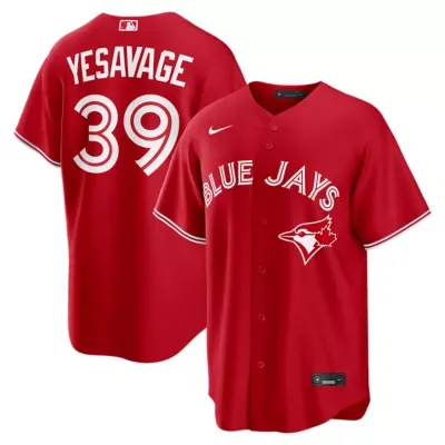 Nike MLB Toronto Blue Jays Trey Yesavage Canada Day Replica Jersey by Nike