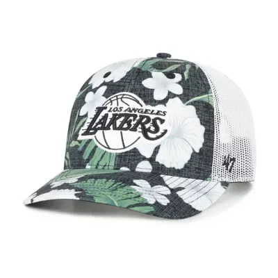 47 NBA Los Angeles Lakers Beach Side Trucker Adjustable Hat by 47