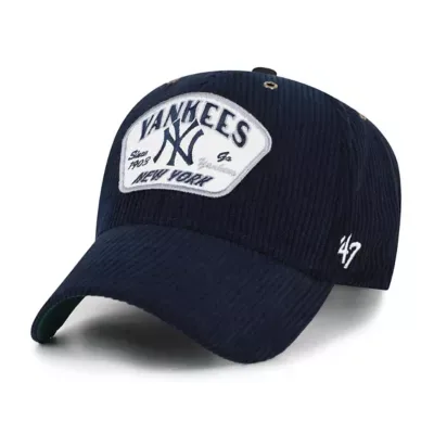 47 MLB New York Yankees Accordia Corduroy MVP Adjustable Hat by 47