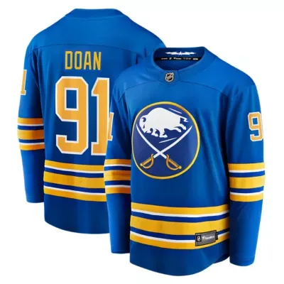 NHL Fanatics Josh Doan Buffalo Sabres Home Premier Breakaway Player Jersey by Fanatics