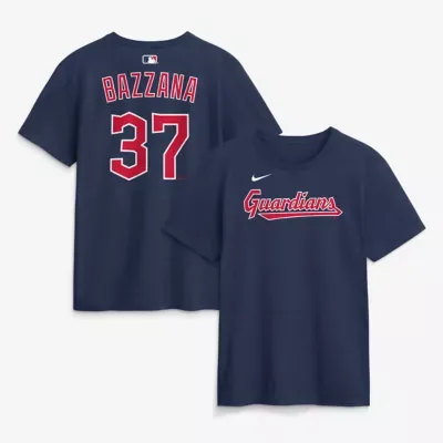 MLB Travis Bazzana Cleveland Guardians Name & Number T-Shirt by Nike