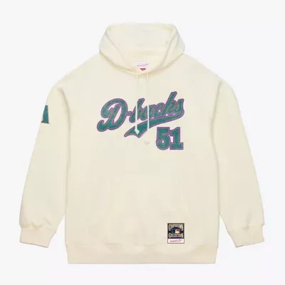 MLB Randy Johnson Arizona Diamondbacks Throwback Name & Number Hoodie by Mitchell & Ness