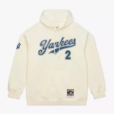 MLB Derek Jeter New York Yankees Throwback Name & Number Hoodie by Mitchell & Ness