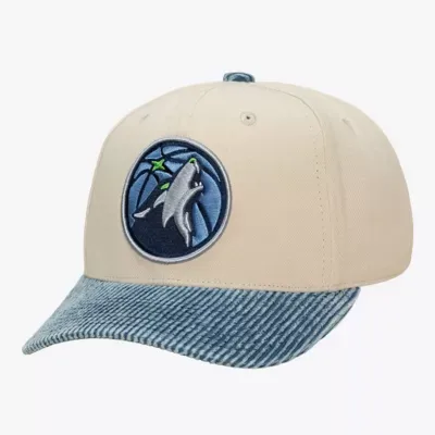 NBA Minnesota Timberwolves Washed Corduroy Pro Crown Snapback Hat by Mitchell & Ness
