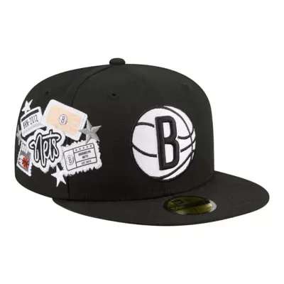 NBA Brooklyn Nets Team Collage 59FIFTY Fitted Hat by New Era
