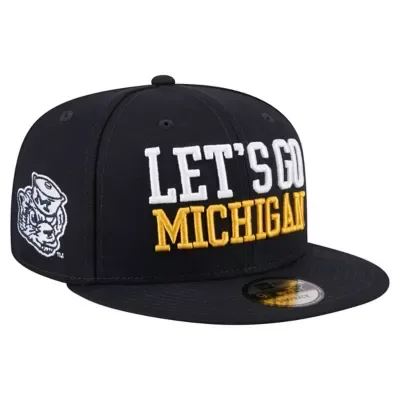 NCAA Michigan Wolverines Go Team 9FIFTY Snapback Hat by New Era