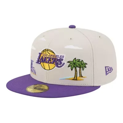NBA Los Angeles Lakers Localized City Icon 59FIFTY Fitted Hat by New Era