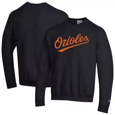 MLB Baltimore Orioles Powerblend Wordmark Sweatshirt by Champion