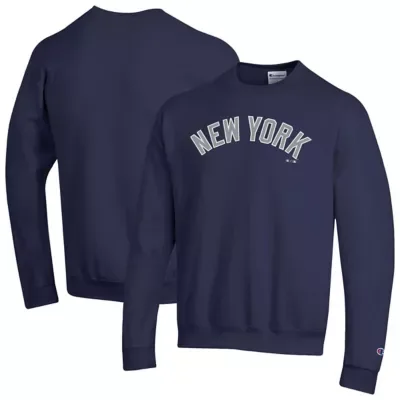 MLB New York Yankees Powerblend Wordmark Sweatshirt by Champion