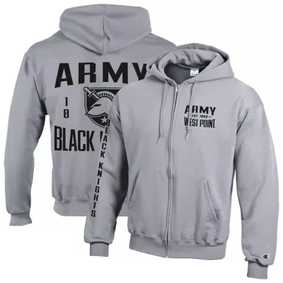 Army Black Knights NCAA Varsity Powerblend Full-Zip Fleece Hoodie by Champion