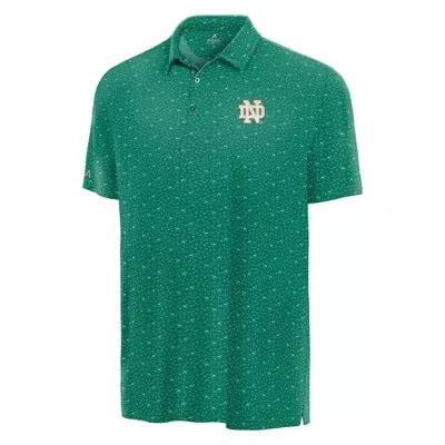 NCAA Notre Dame Fighting Irish Lucky Run Polo by Antigua