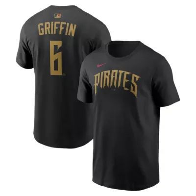 MLB Konnor Griffin Pittsburgh Pirates 2026 City Connect Name & Number T-Shirt by Nike
