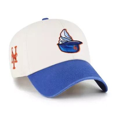 MLB New York Mets Single Swirl Ice Helmet 2.0 Clean Up Adjustable Hat by 47
