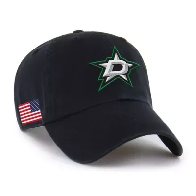 NHL Dallas Stars Flag Clean Up Adjustable Hat by 47
