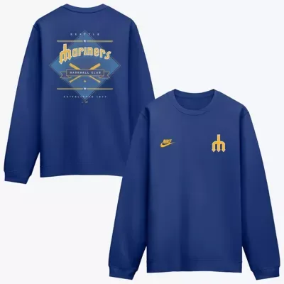 MLB Seattle Mariners Cooperstown Diamond Sweatshirt by Nike