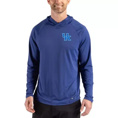 NCAA Kentucky Wildcats Prospect Recycled Featherlight Stretch Hoodie by Cutter & Buck