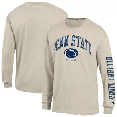 NCAA Penn State Nittany Lions Neutral Arch Long-Sleeve T-Shirt by Champion