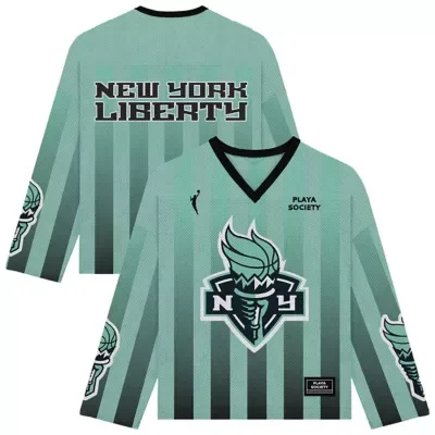 WNBA New York Liberty Hockey Fashion Jersey by Playa Society