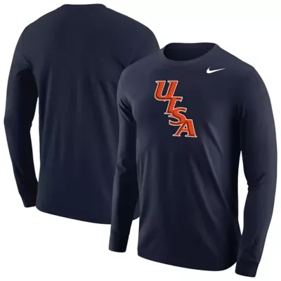 NCAA UTSA Roadrunners Diagonal Logo Long Sleeve T-Shirt by Nike