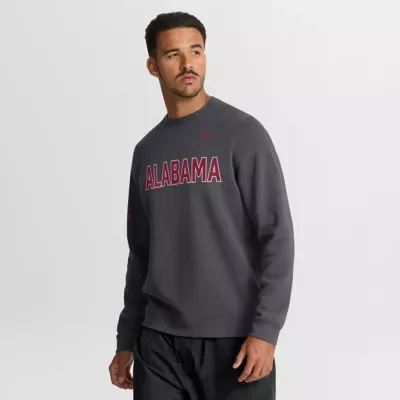 Alabama Crimson Tide NCAA 2026 Sideline Club Sweatshirt by Nike