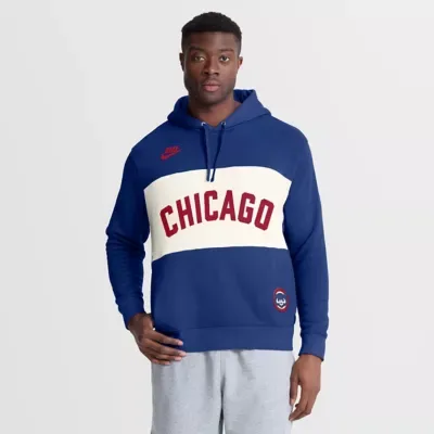 MLB Chicago Cubs 1978 Cooperstown Collection Legacy Color-Block Hoodie by Nike