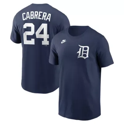MLB Miguel Cabrera Detroit Tigers Cooperstown Collection Name & Number T-Shirt by Nike