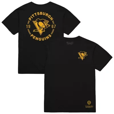 NHL Pittsburgh Penguins Core Penalty Box 3.0 T-Shirt by Mitchell & Ness