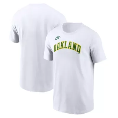 Cooperstown Teams Oakland Athletics Cooperstown Collection Wordmark T-Shirt by Nike