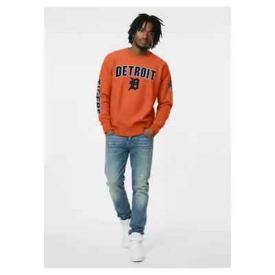 MLB Detroit Tigers Reverse Weave Chenille Sweatshirt by Champion