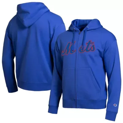 MLB New York Mets All-Star Wordmark Full-Zip Hoodie by Champion