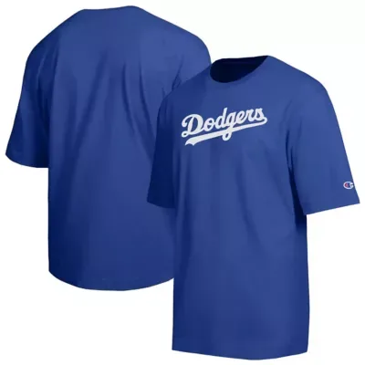 MLB Los Angeles Dodgers All Star Chenille Wordmark T-Shirt by Champion