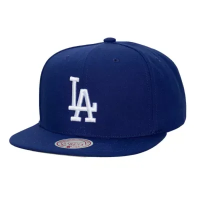 MLB Los Angeles Dodgers Side Logo Snapback Hat by Mitchell & Ness