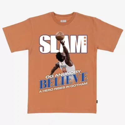 NBA SLAM OG Anunoby New York Knicks Cover Player Graphic T-Shirt by Slam